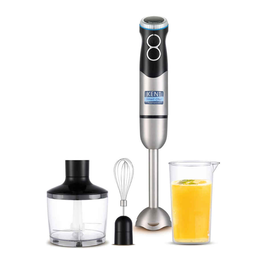 Kent KENT Hand Blender Plus Chopper 450 W | Speed Control | Turbo Switch for Fast Blending |