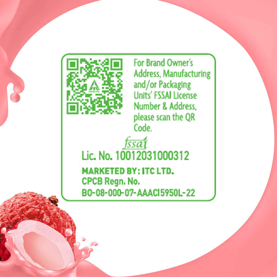 B Natural Litchi Juice, Vitamin C & E