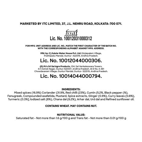 Aashirvaad Sambar Masala | Blended Spice for Authentic Taste and Colour