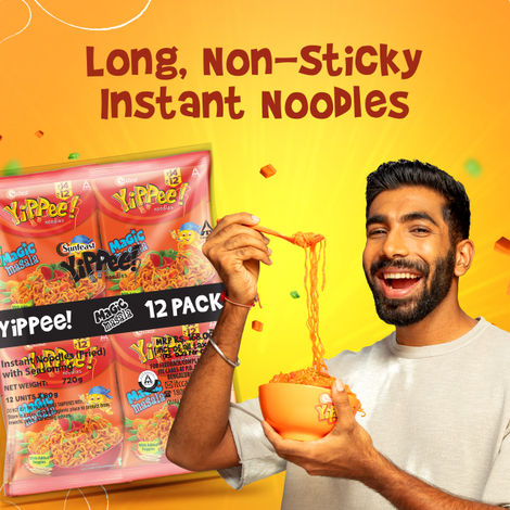 YiPPee! Magic Masala Noodles with Added Veggies - The Better Noodles