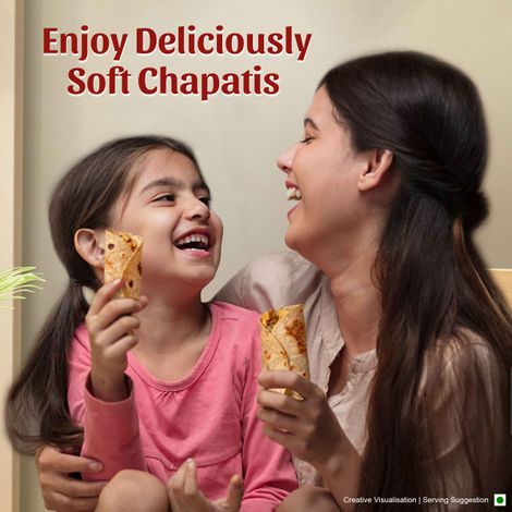 Aashirvaad Multigrain Atta | 3 Rotis Fulfils 35% Daily Fibre