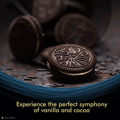 Sunfeast Dark Fantasy Vanilla Creme, Dark Crunchy Biscuit with Smooth Vanilla Creme