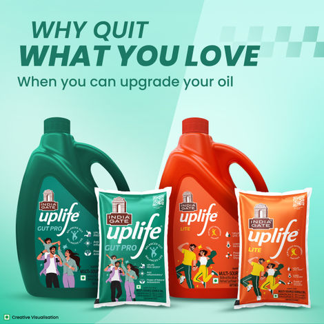 India Gate Uplife Gut Pro Oil | Healthy Cooking Oil