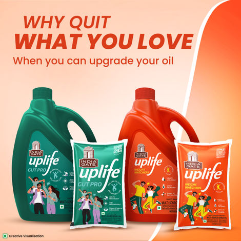 India Gate Uplife Weight Watchers Oil | Light Cooking Oil