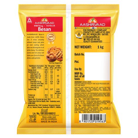 Aashirvaad 100% Chana Dal Besan