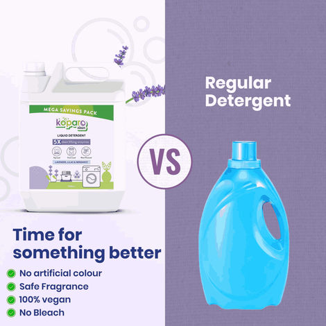Koparo Clean Lavender & Lilac Front & Top Load Natural Detergent Liquid Refill