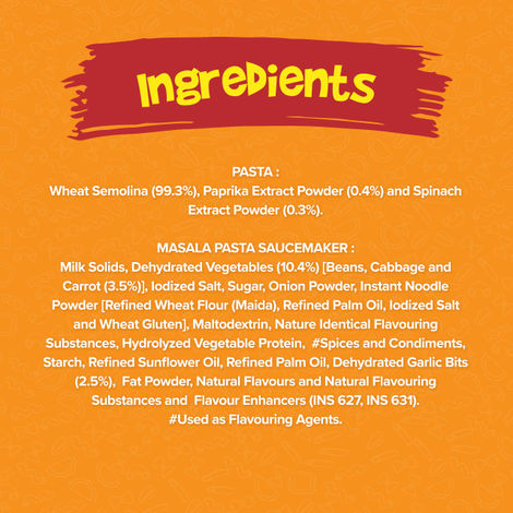 YiPPee! Tricolor Masala Instant Pasta