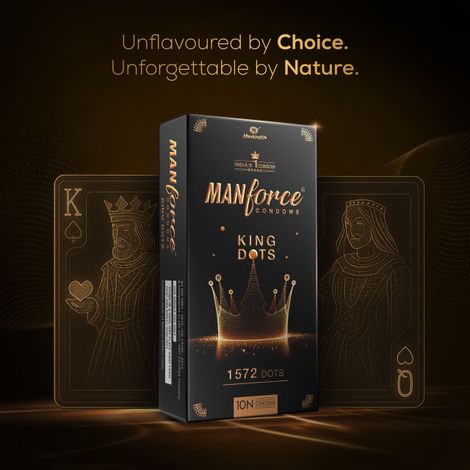 Manforce King Dot | Spiral-Dotted Condom for Enhanced Pleasure Combo