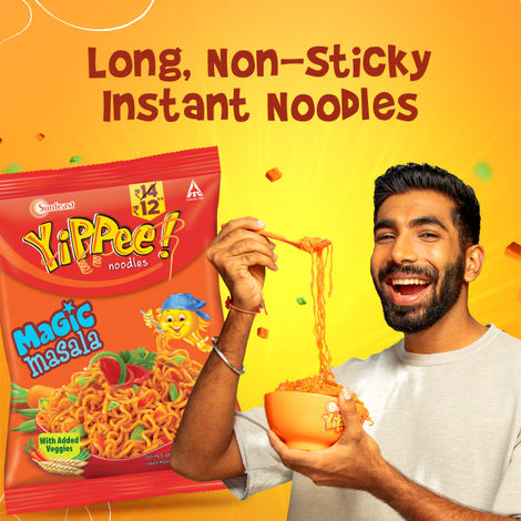 YiPPee! Magic Masala Noodles with Added Veggies - The Better Noodles