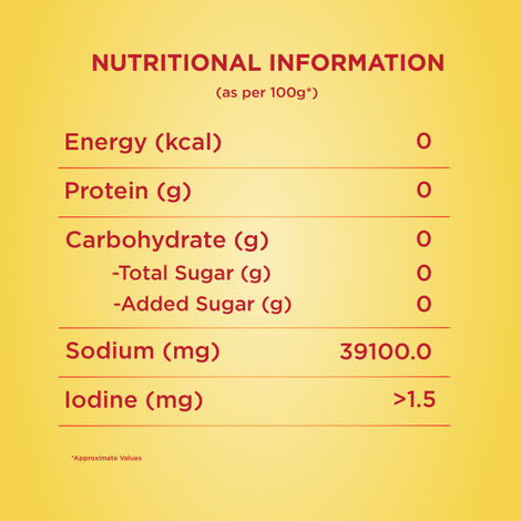 Aashirvaad Iodized Crystal Salt, Authentic Crystal Salt For Traditional Dishes