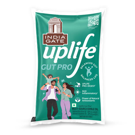 India Gate Uplife Gut Pro Oil | Healthy Cooking Oil