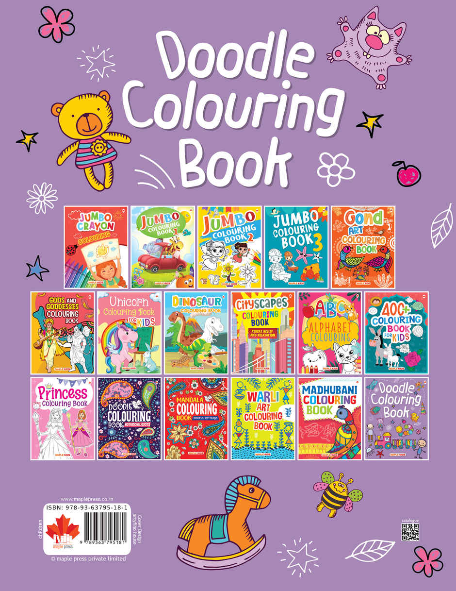 Maple Press Doodle Colouring Book 2 | Colouring Activity Book