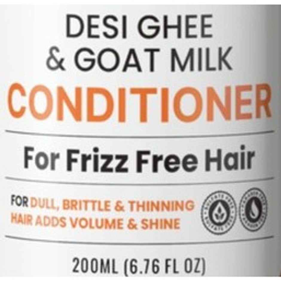 Nidhi'S Grandmaa Secret Desi Ghee - Goat Milk Conditioner For Dry And Damaged Hair