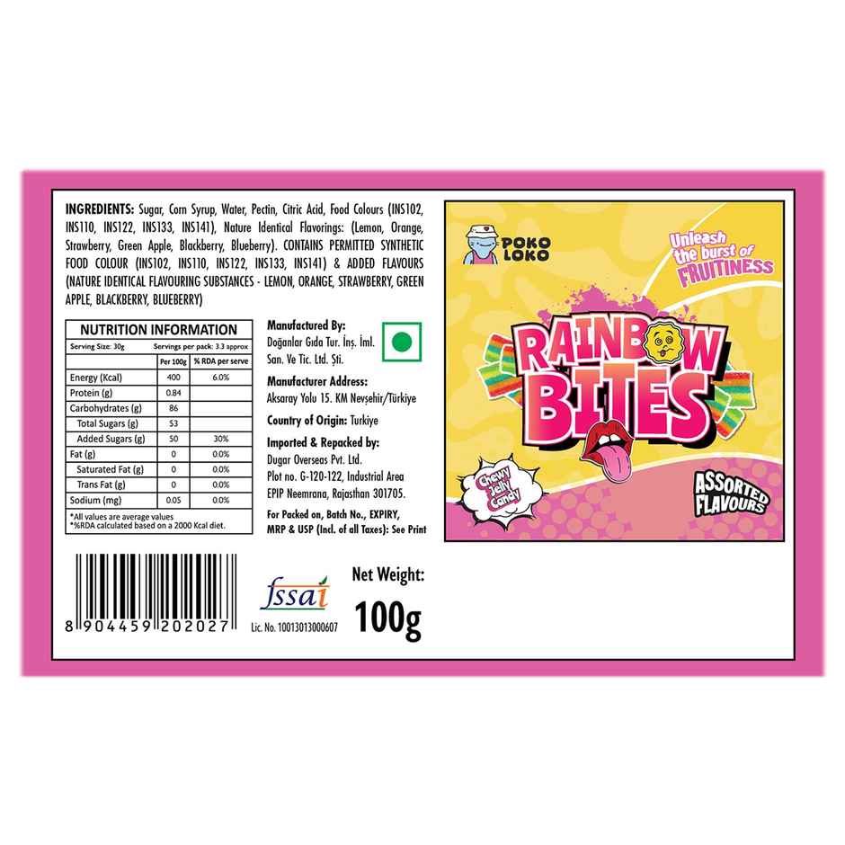 Sour Punk Rainbow Bites