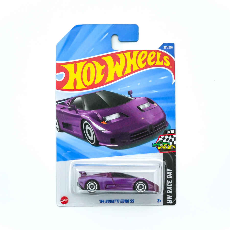 Hot Wheels Worldwide Basic Car | 94 Bugatti Eb 110 Ss Toy Car For Kids & Collectors