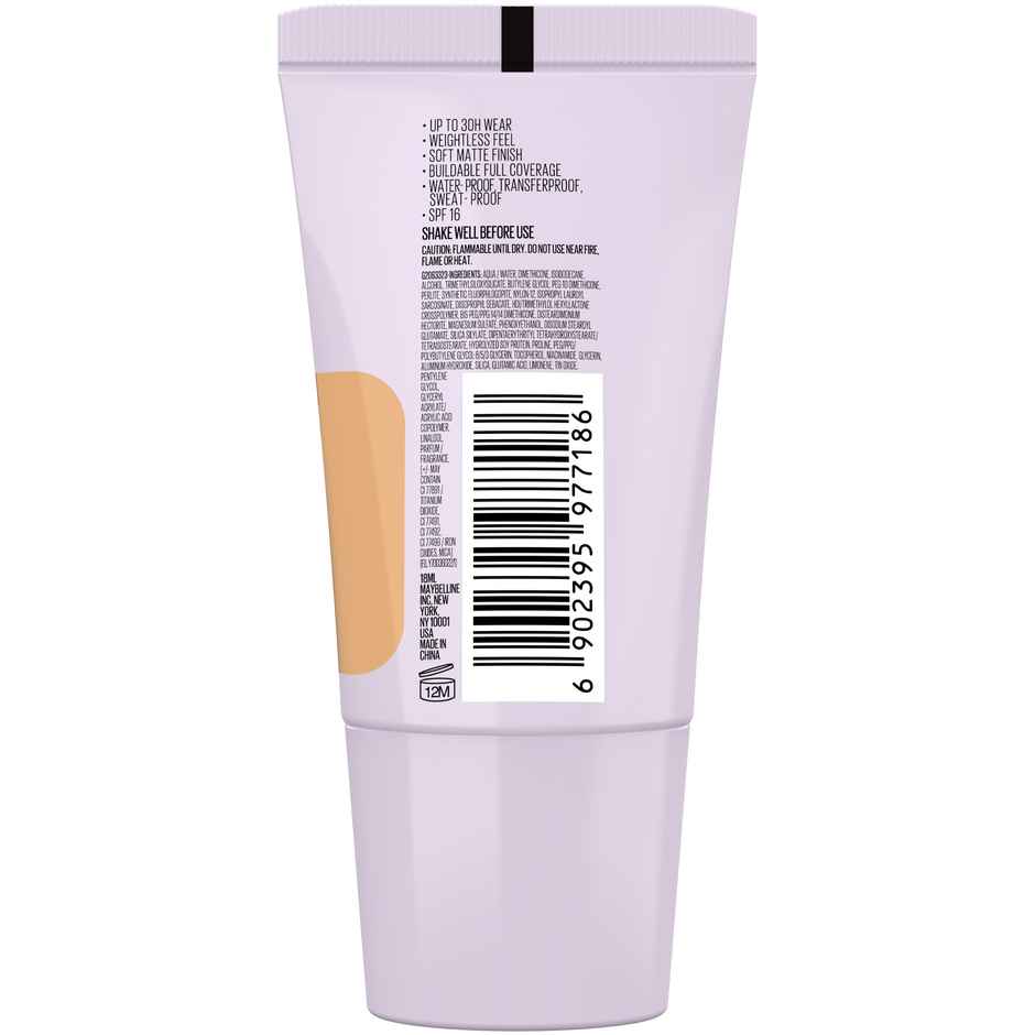 Maybelline New York Super Stay Lumi Matte Liquid Foundation, 128