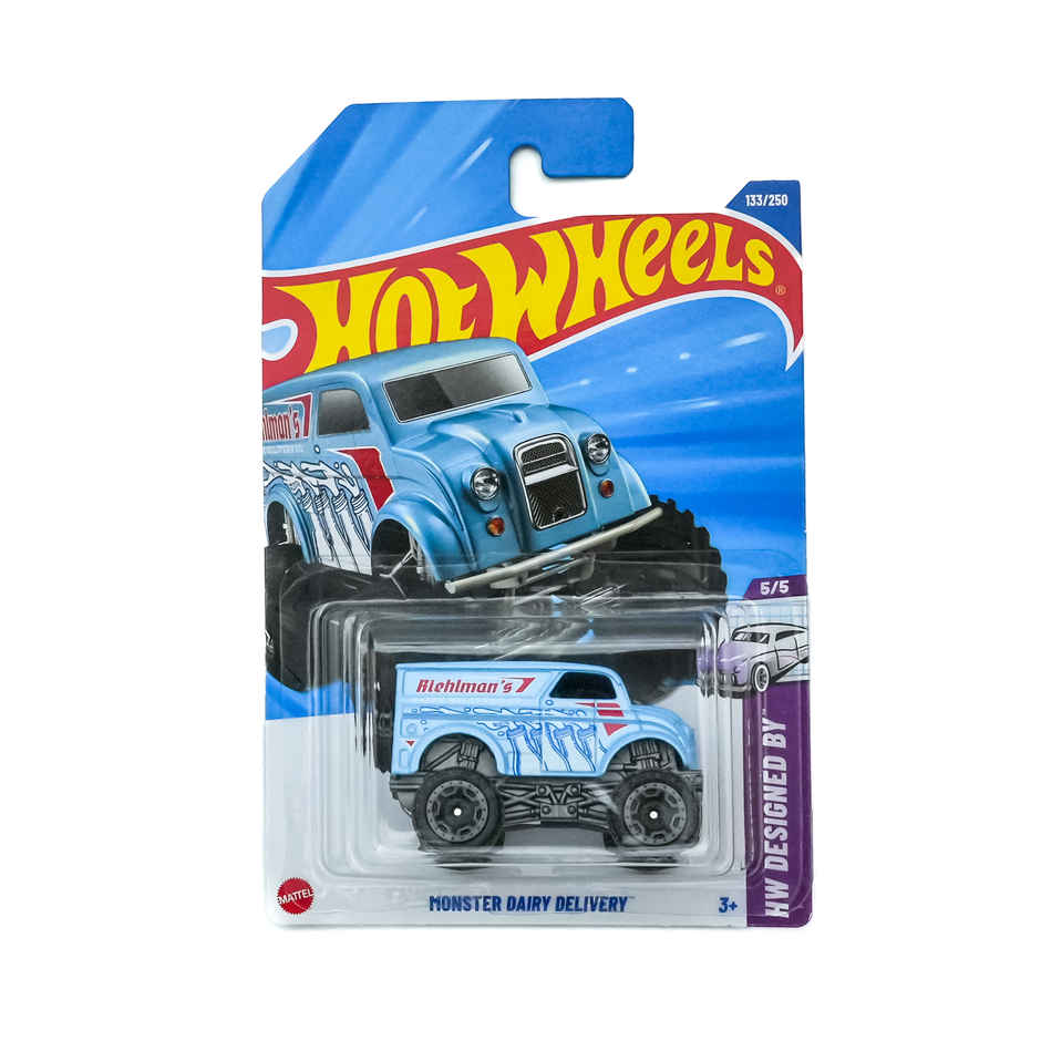 Hot Wheels Worldwide Basic Car | Monster Dairy Delivery Toy Car For Kids & Collectors