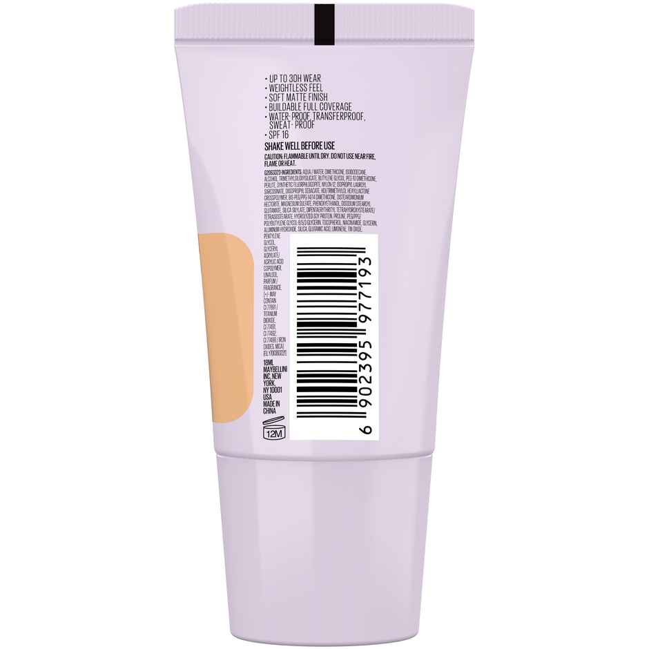 Maybelline New York Super Stay Lumi Matte Liquid Foundation, 220