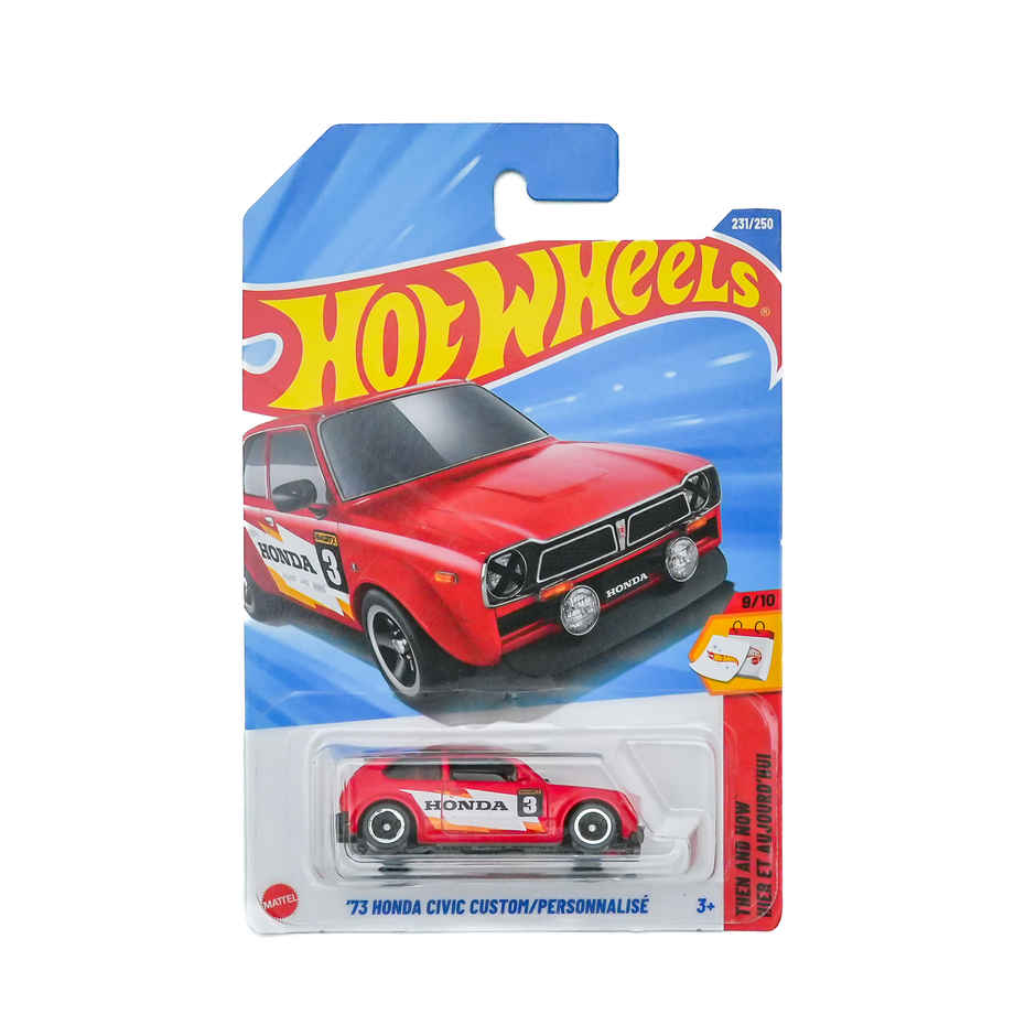 Hot Wheels Worldwide Basic Car | Honda Civic Custom Toy Car For Kids & Collectors
