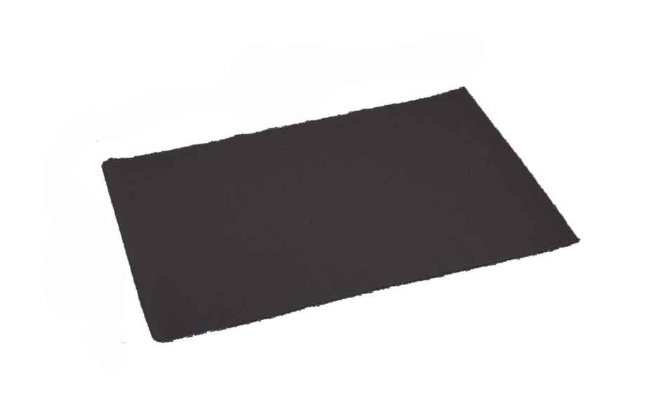 Lushomes Table Mat - Grey | Ribbed | 13 x 19 inch