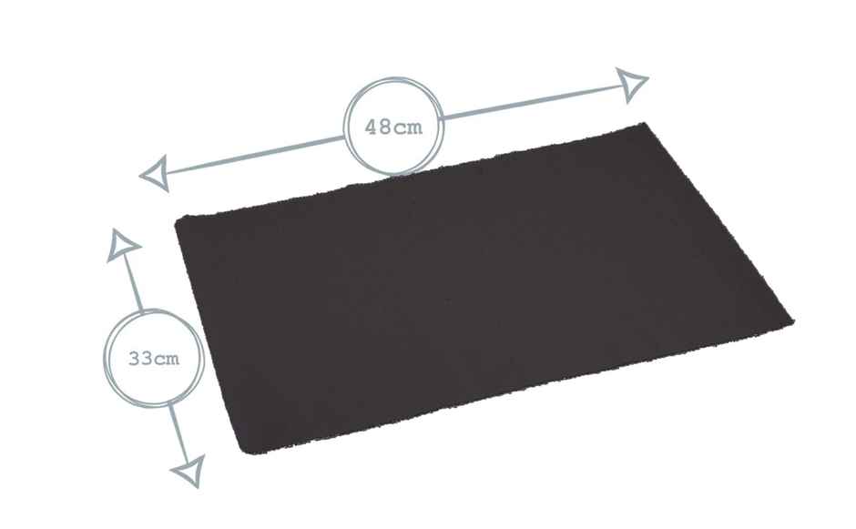 Lushomes Table Mat and Table Runner Set - Grey | 13 x 71 inch