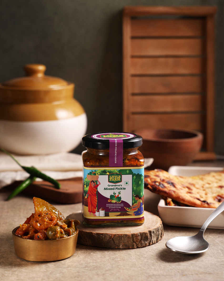 The Little Farm Co Mixed Pickle | Achaar, All Natural