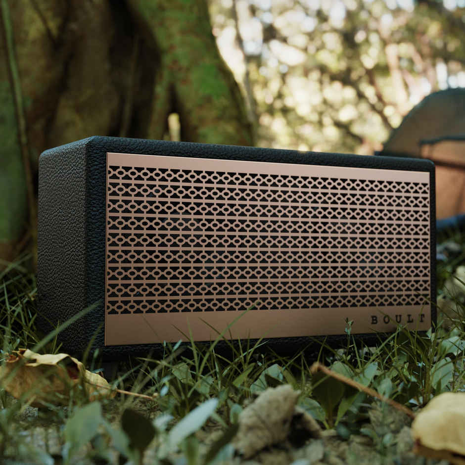 GOBOULT (Formerly Boult) Retroamp X40 Dual Drivers | BT v5.3 | 40W Speaker | Vintage Gold