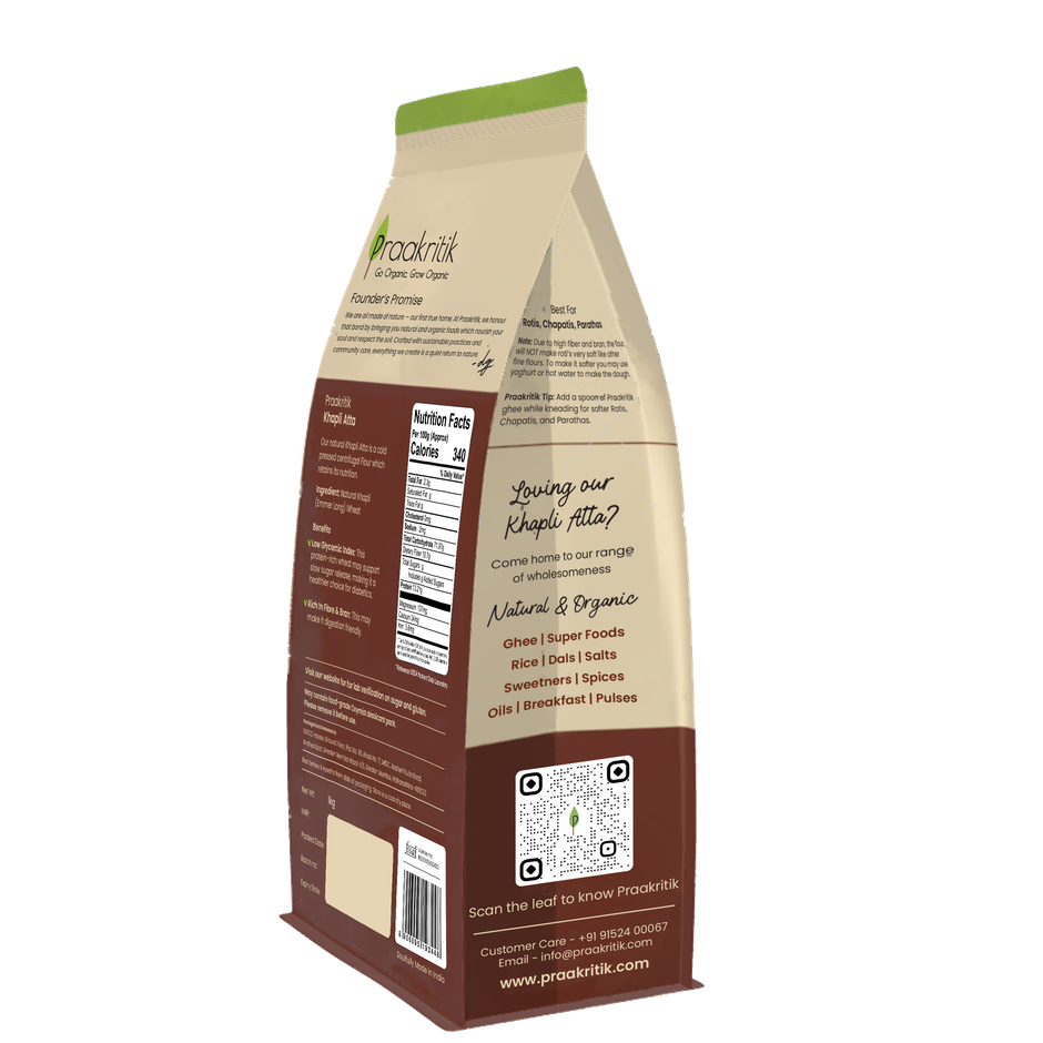 Praakritik Khapli Wheat Atta