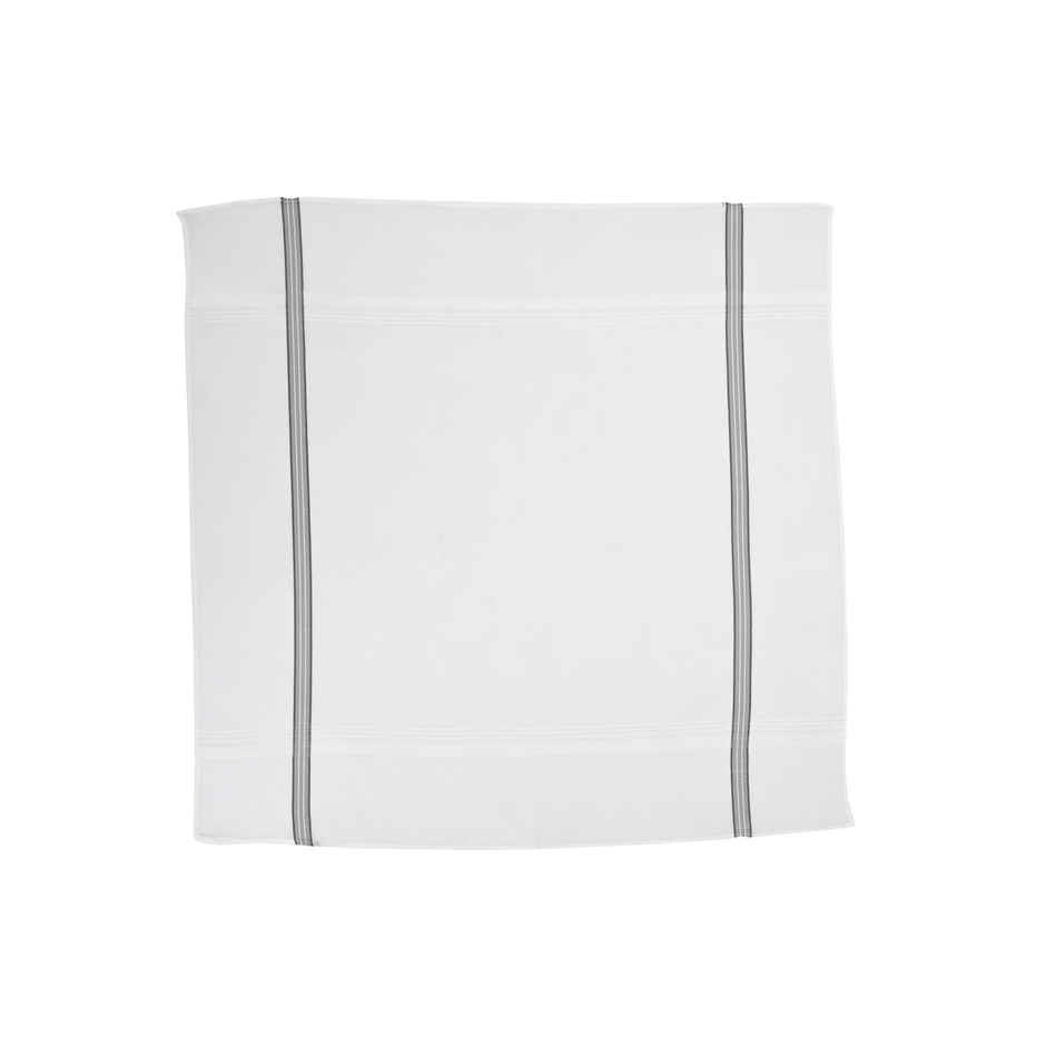 Calvadoss Men's Solid Ultra Premium Handkerchiefs | Cal6H5102Wxc | White