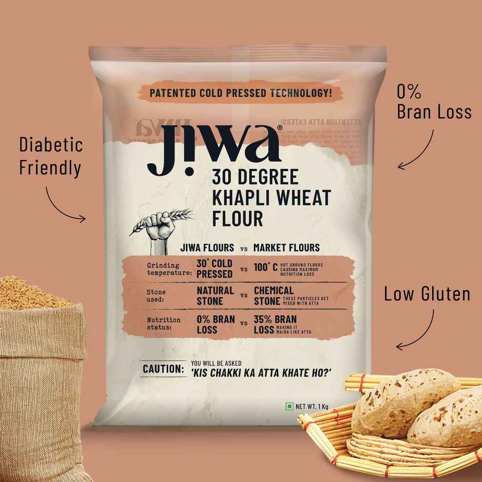 Jiwa 30 Degree Khapli Wheat Flour