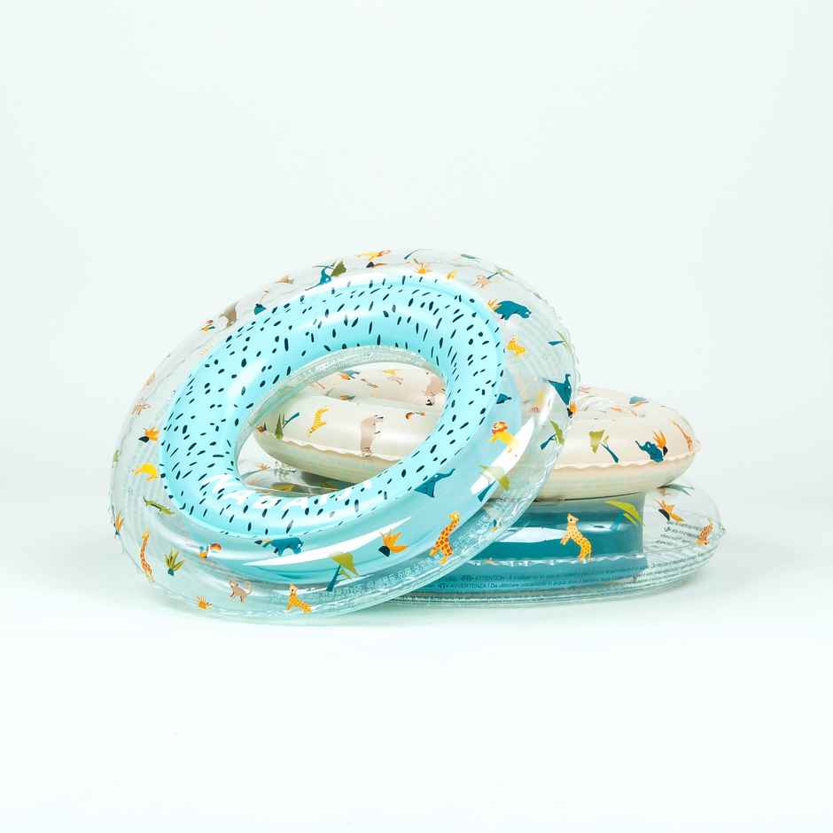 Decathlon Nabaiji Printed Inflatable Pool Ring | Blue | 51 cm