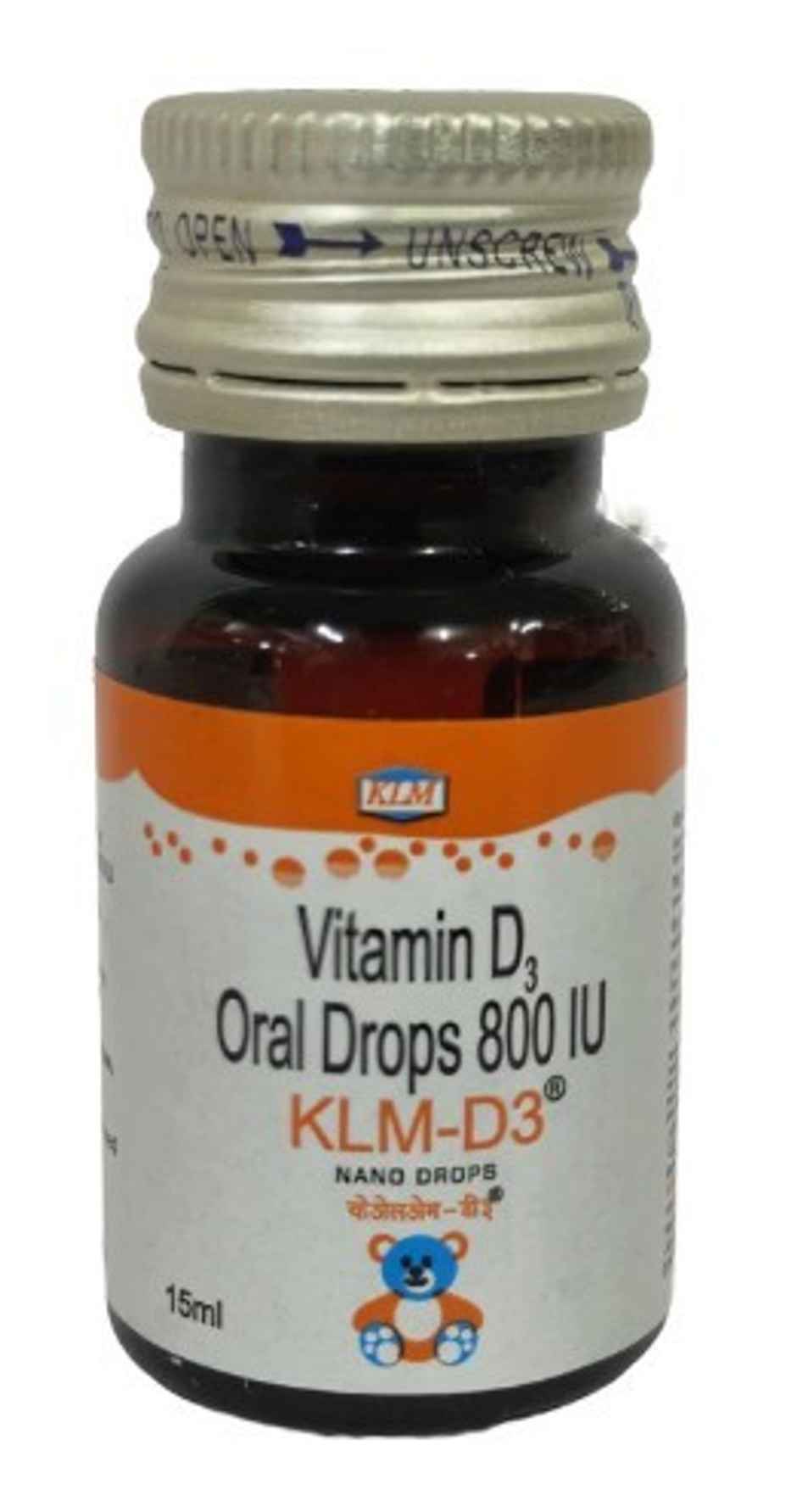 KLM-D3 Nano 800IU Vitamin D3 Oral Drop