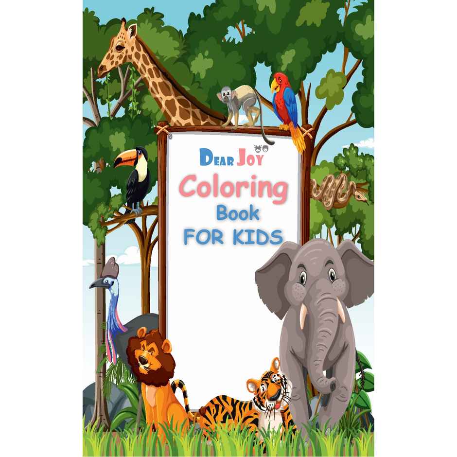 DearJoy Animal Copy Coloring Book for Kids - 28 Pages