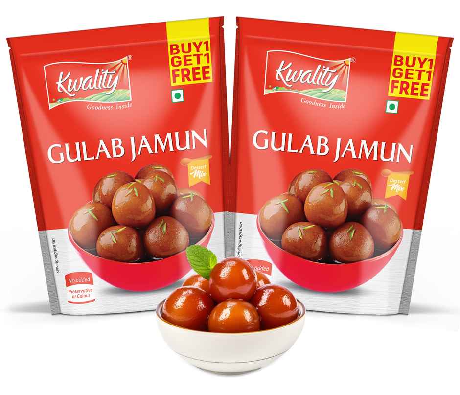 Kwality Instant Gulab Jamun Mix | Buy 1 Get 1 Free