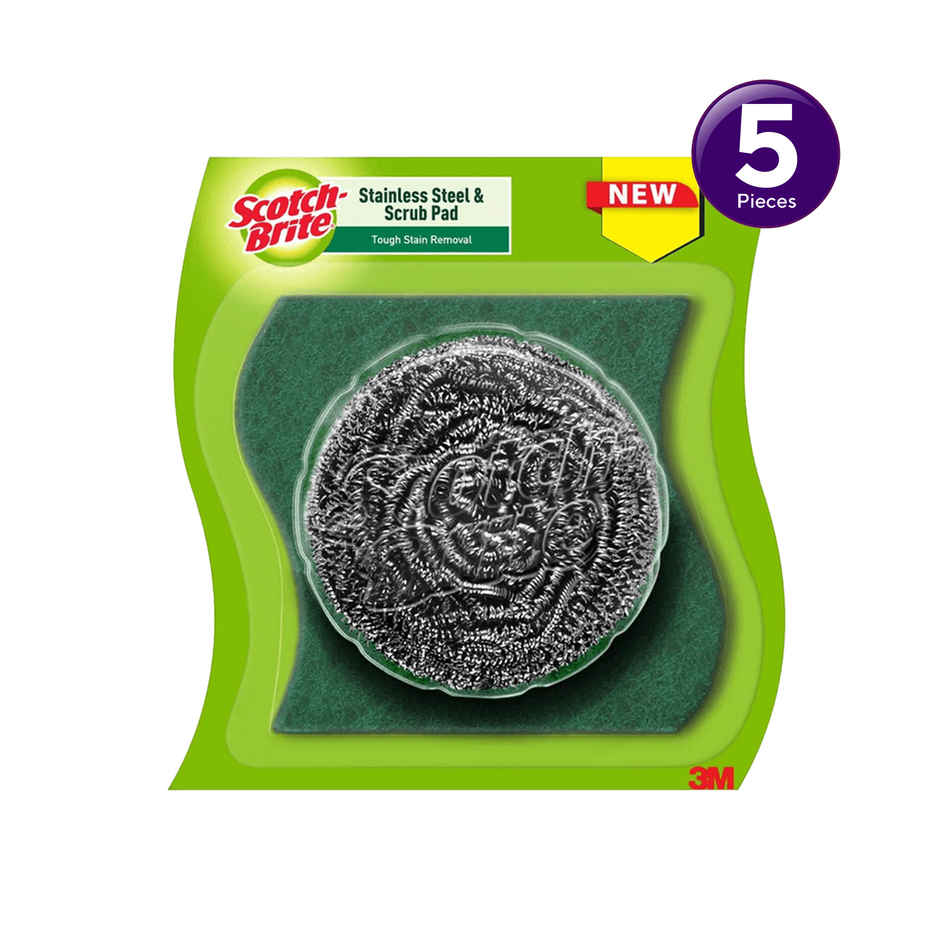 Scotch Brite Stainless Steel Scrub Pad Combo 