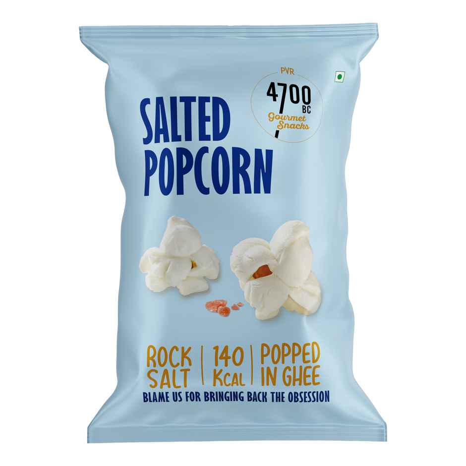 4700BC Salted Popcorn | Rock Salt | Popped in Ghee Jumbo