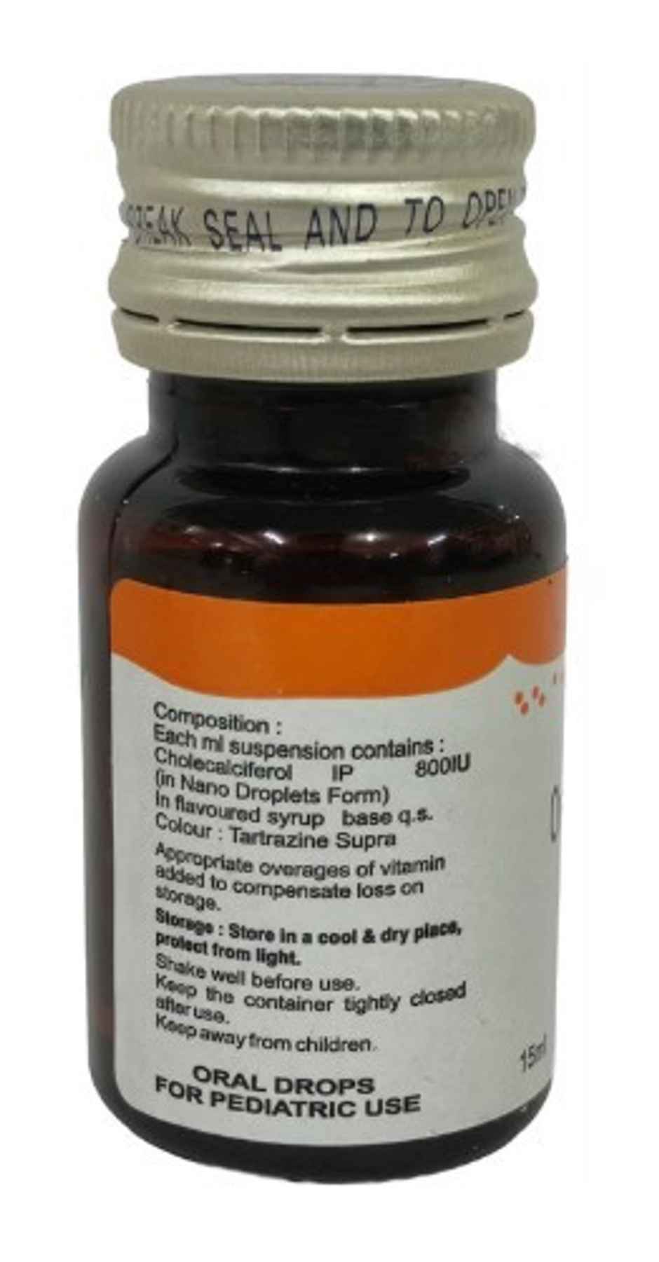 KLM-D3 Nano 800IU Vitamin D3 Oral Drop