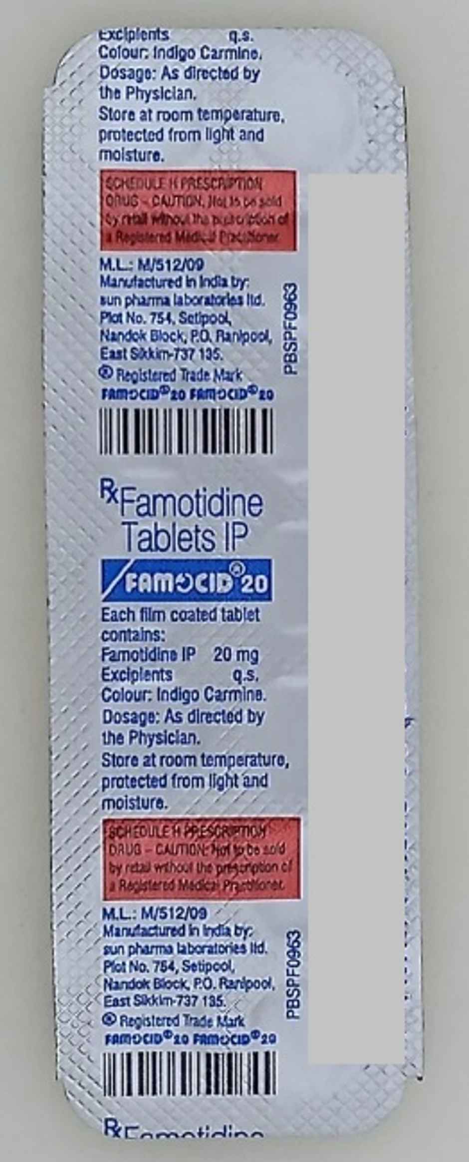 Famocid 20 Tablet