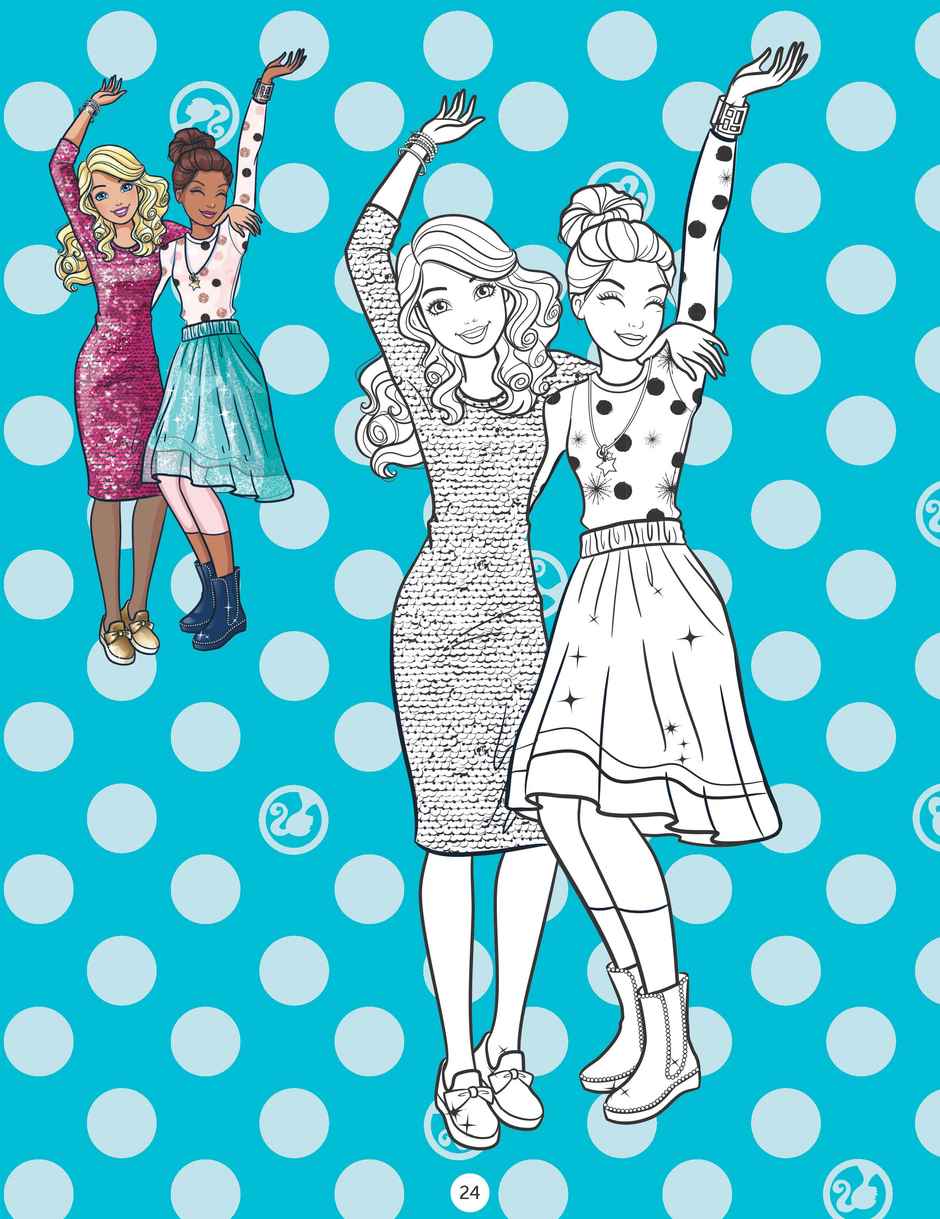 Dreamland Barbie Copy Colouring Book 24 Pages