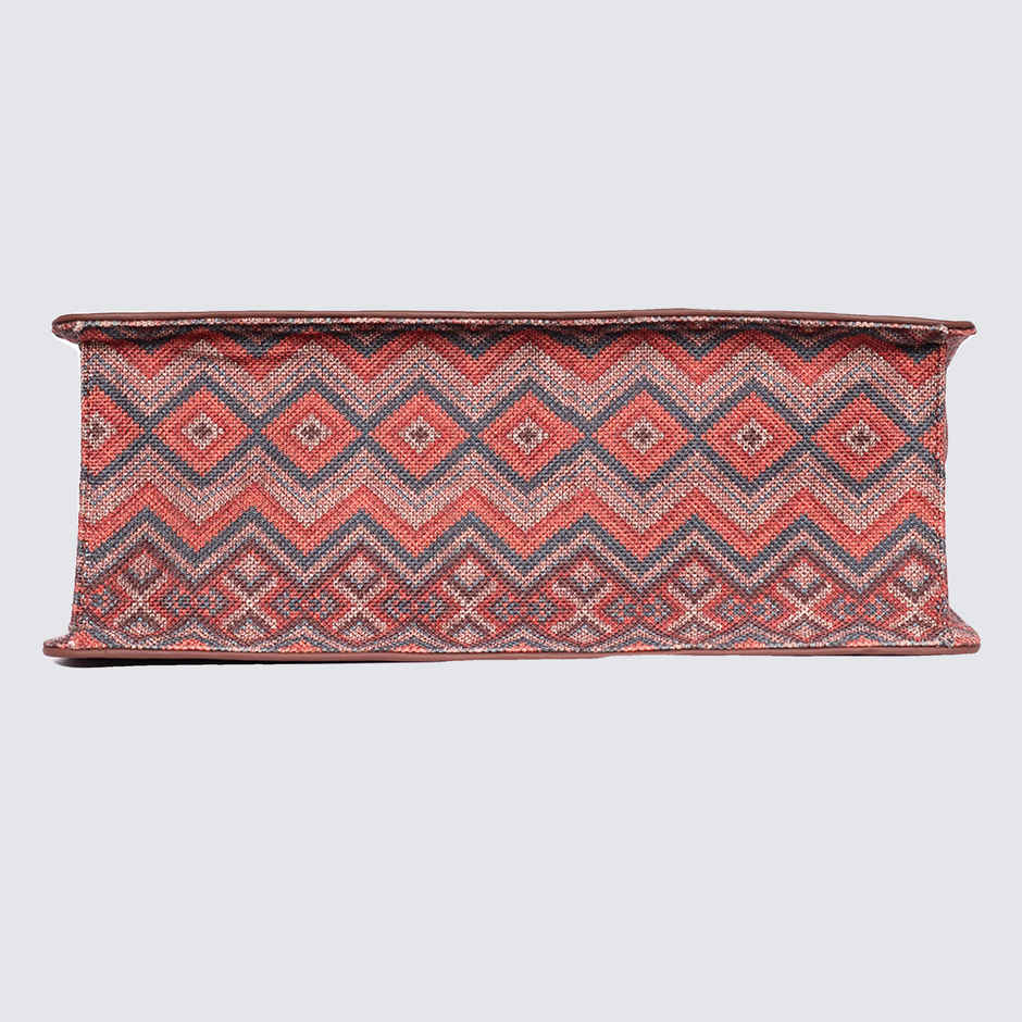Zouk Gwalior Weaves Book Tote - Multicolour