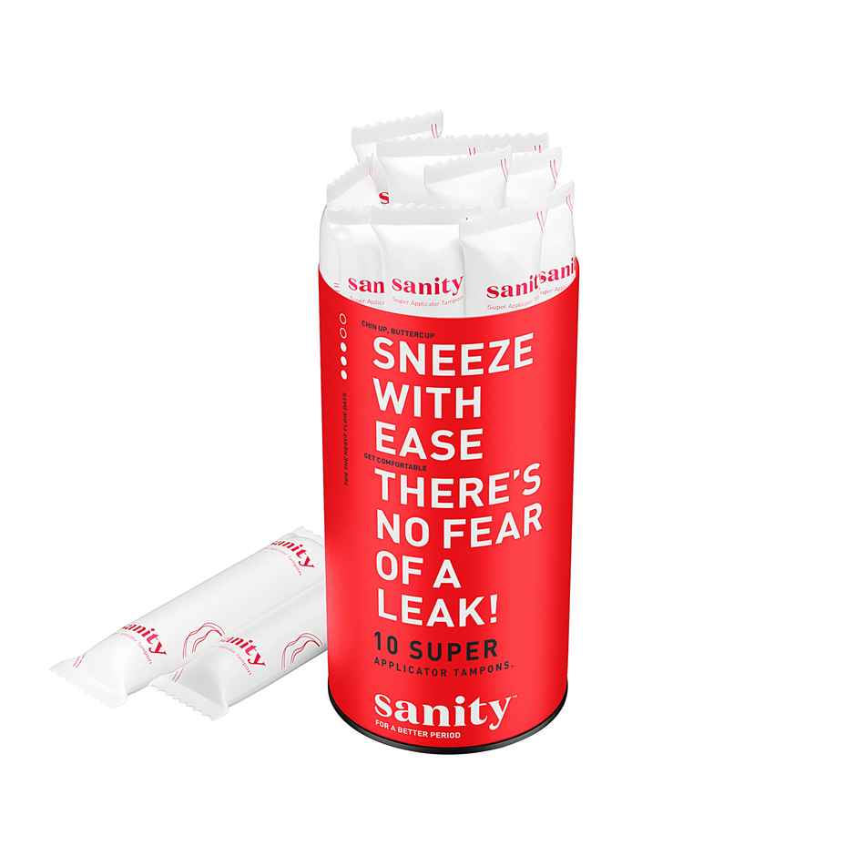 Sanity Super Applicator Tampons - Pack Of 20