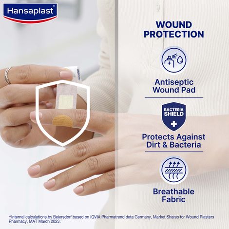 Hansaplast Regular Antiseptic Bandage Pack Of 20