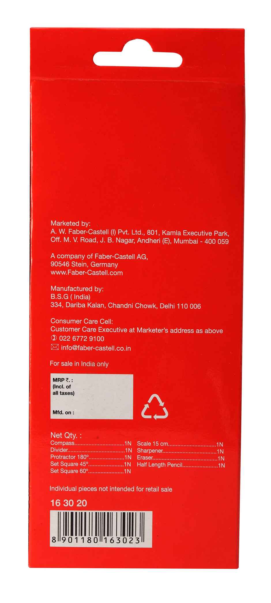 Faber-Castell Gr-8 Geometry Box For School