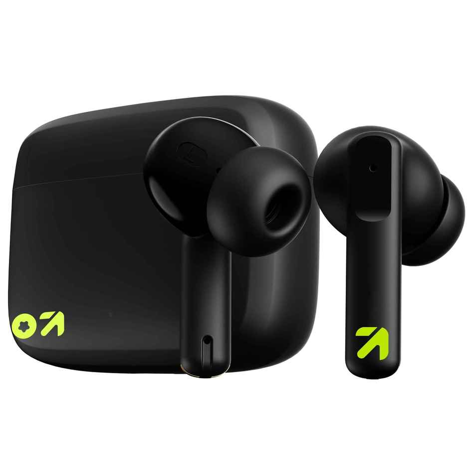 GOBOULT Octave | 60Hr Battery|Quad Mic Enc|50Ms Ultra Low Latency|5.3 BT|Black