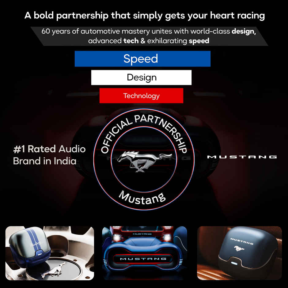 GOBOULT X Mustang Derby Newly Launched TWS With 100H Playtime