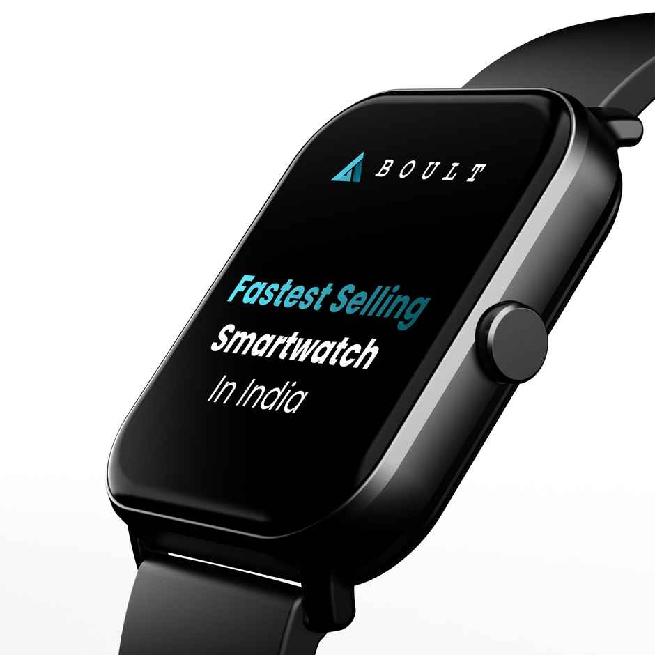 GOBOULT (Formerly Boult) Drift Bt Calling 1.69" HD Display, IP67 Smartwatch | Black