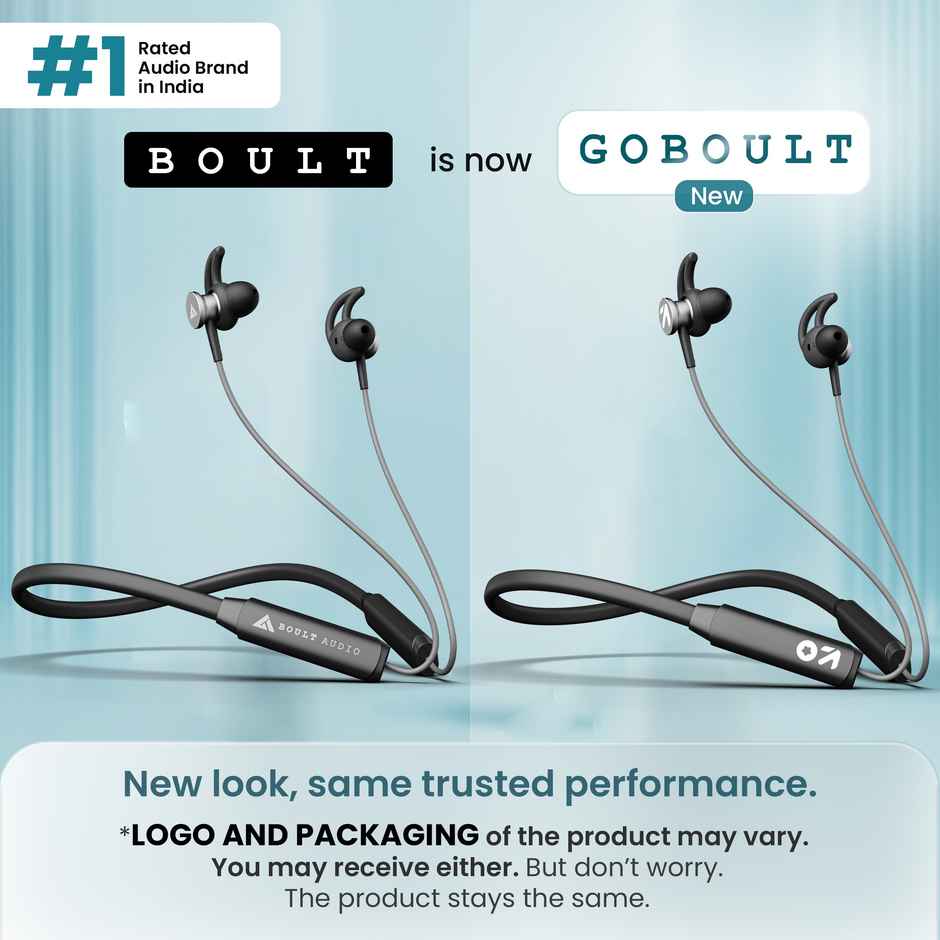 GOBOULT ProBass EQCharge with ZEN Mode ENC, 32hrs Playtime |Black