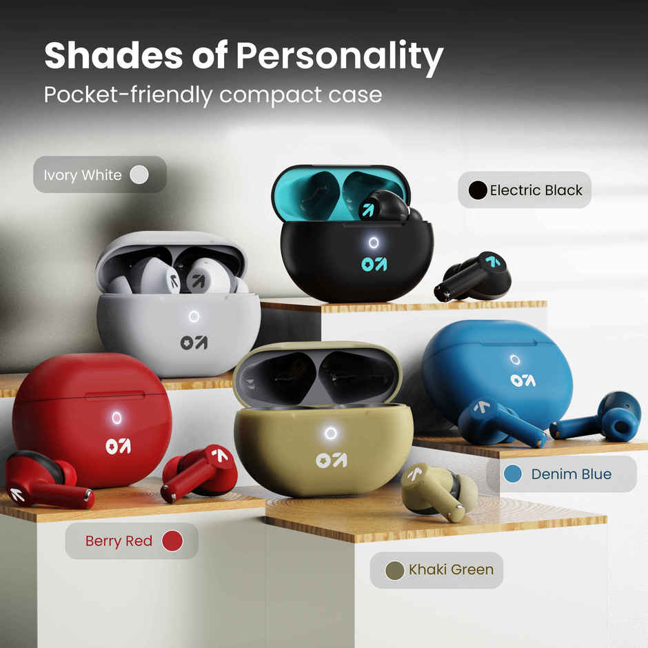 GOBOULT (Formerly Boult) W40 with Quad Mic Enc | 48H Battery Life | BT v5.3 | Ivory White