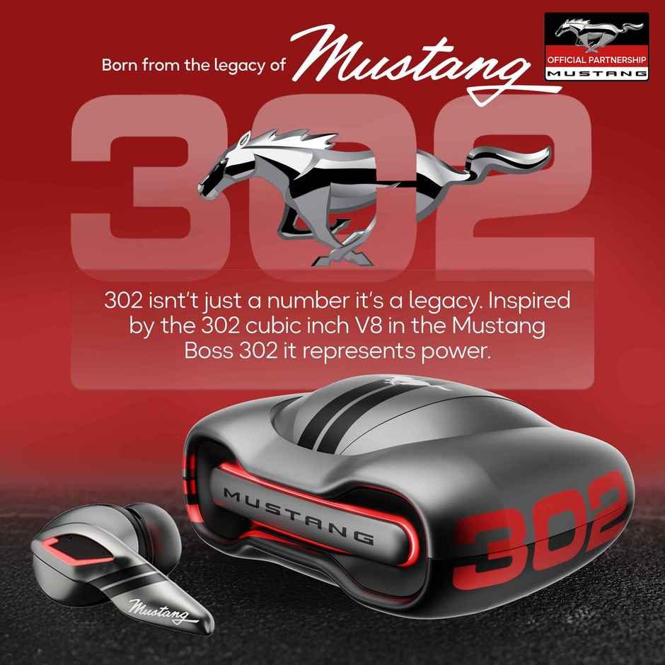 GOBOULT Mustang Torq | 50Hrs Battery | App Support | 4 Mic Enc | 5.4V BT | Silver