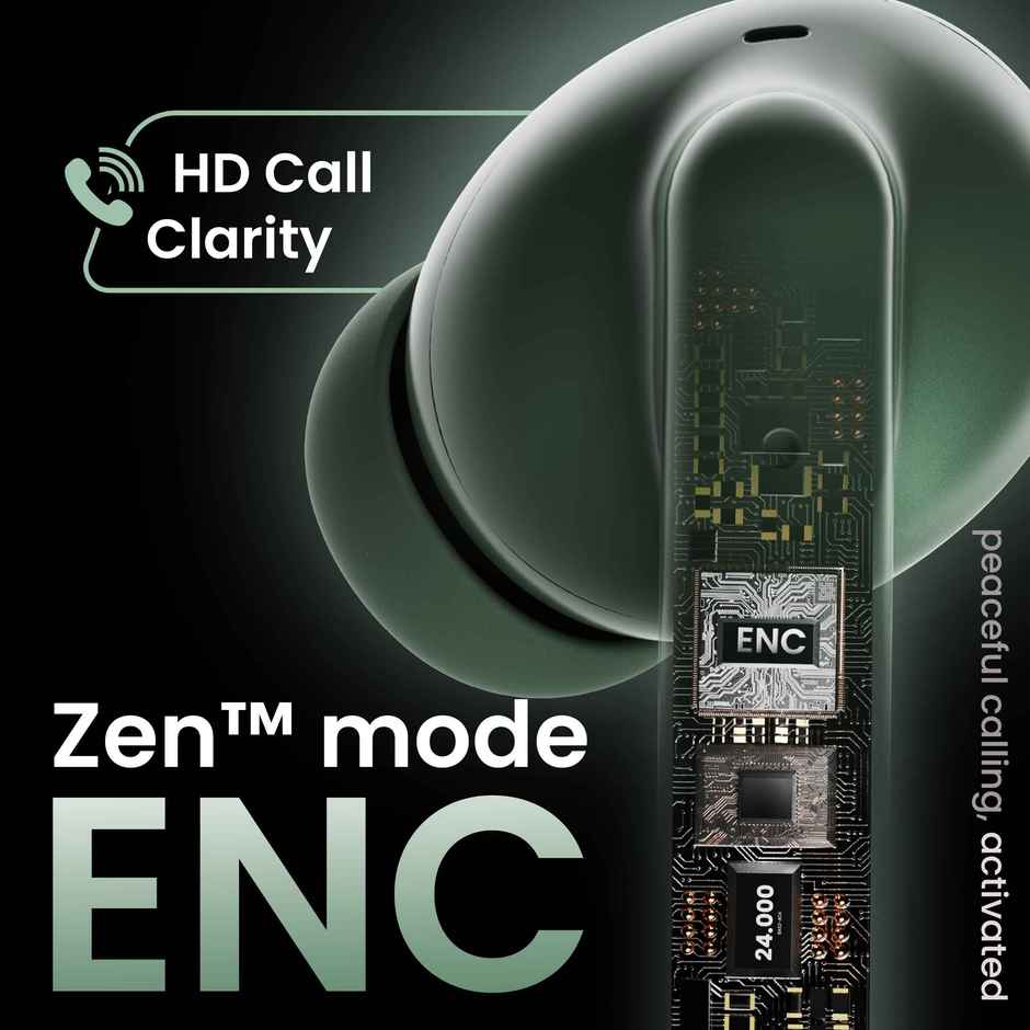 GOBOULT K35 Zen ENC Mic | 35H Battery | 5.3v Bluetooth Headset | Pine Green
